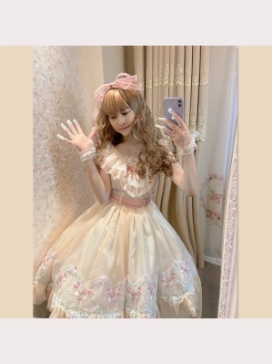 Cherry Blossoms In Spring Lolita Style Dress (DJ57)